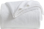 KMUSET Fleece Blanket King Size White Lightweight Super Soft Cozy Luxury Bed by COZYBLANKETHappyHomeLife