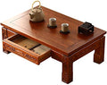 Japanese Style Coffee Table W/Drawers Wooden Tatami Tea Table Living Room by Unknown