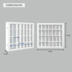 Shot Glass Display Cabinet Solid Wood - Image 6