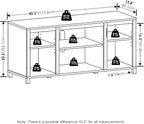 Furinno Classic TV Stand, Entertainment Center, TV Console - Image 6
