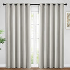 Yakamok Room Darkening Curtains 62x96 inch Length Light Beige-Living Room | 2 by Yakamok