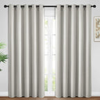 Yakamok Room Darkening Curtains 62x84 inch Length Light Beige-Living Room | 2 by Yakamok