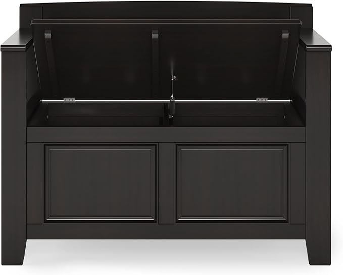 SIMPLIHOME Amherst Entryway Storage Bench - Image 9