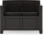 SIMPLIHOME Amherst Entryway Storage Bench - Image 9