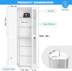 BROTTAR 71" Corner Display Cabinet - Image 2