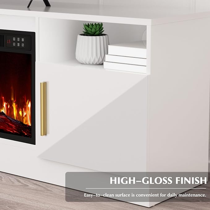 Lemberi Fireplace TV Stand - Image 8
