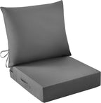 IASEAHK Outdoor Seat Cushion Set, Waterproof & Fade Resistant Patio Chair by IASEAHK