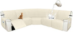 Arfntevss Recliner Sectional Couch Covers 1OO% Waterproof L Shape Sofa Cover by Arfntevss