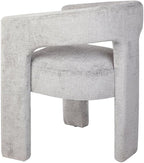 Jofran Gwen Jacquard Upholstered Accent Chair, Modern Luxury Plush Sculptural - Image 6