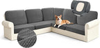 Arfntevss Sectional Couch Covers L Shape Couch Cushion Covers Slipcovers Fitted by Arfntevss