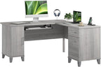 Bush Home 60-Inch L-Shaped Desk by BushHome