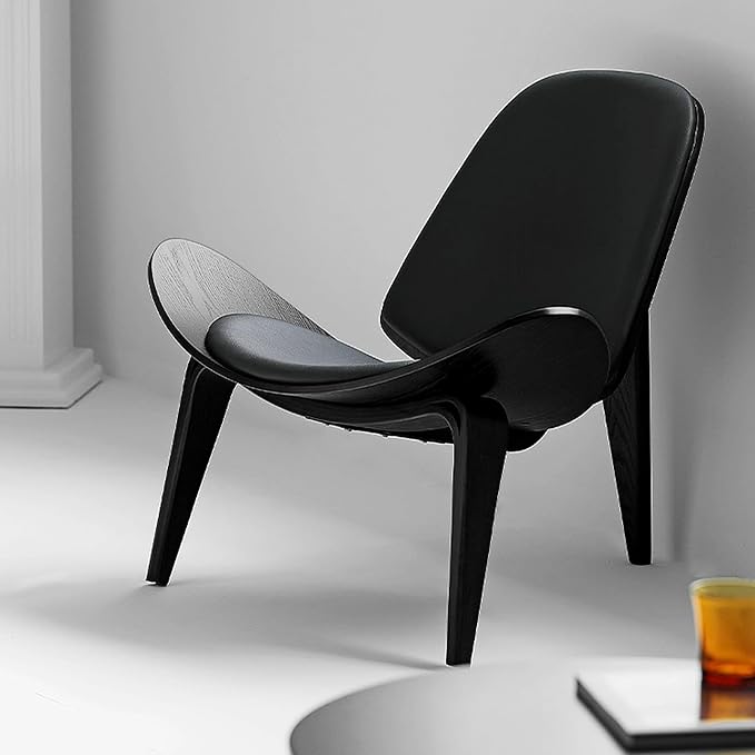 OAKHAM Comfy Shell Chair, Mid Century Modern Accent Chair - Image 3