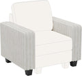Belffin Plush Corduroy Modular Sectional Sofa Armrest Part Module by Belffin