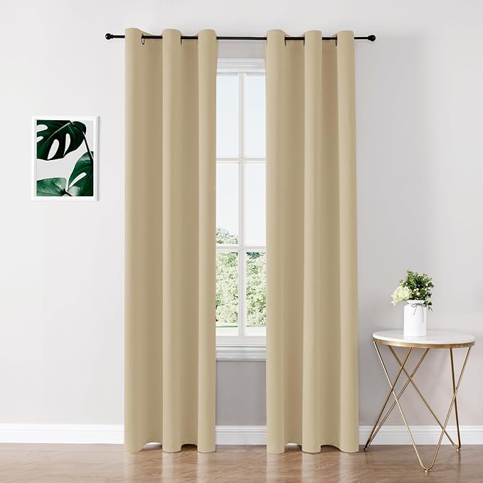 ChrisDowa Blackout Curtains for Bedroom and Living Room 78 Inches Long | 2 by ChrisDowa