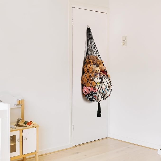 Amdermi Stuffed Animal Hammock Corner Hanging Net - Image 9