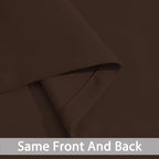 Yakamok Room Darkening Curtains 62x72 inch Long Chocolate Brown-Living Room | 2 - Image 5