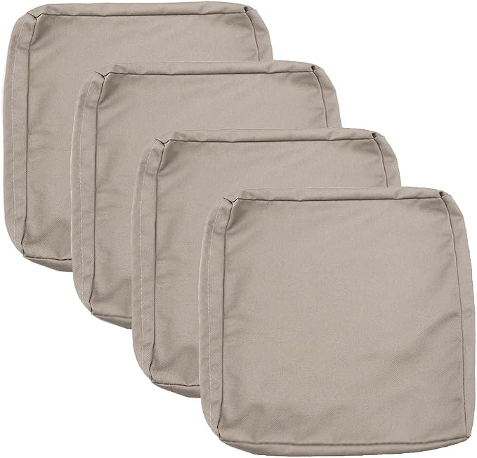 Sqodok Patio Cushion Cover 24x22 inch, Outdoor Seat Cushion Slip Cover by Sqodok