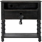 HULALA HOME Farmhouse Storage End Table - Image 9