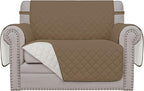 Easy-Going Reversible Couch Cover, Oversized Chair, Camel/Ivory | Machine by Easy-Going