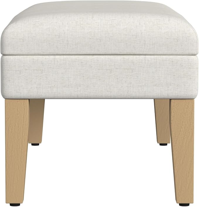 Homepop Home Decor | Upholstered Decorative Storage Ottoman Bench | Ottoman - Image 6