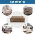 H.VERSAILTEX Velvet Stretch Couch Cushion Cover Plush Cushion Slipcover - Image 7