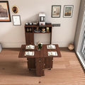 Wall-Mounted Folding Dining Set, Smart Sideboard by Unknown