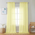 Chyhomenyc Sheer Curtains 96 inches Long 2 Panels by Chyhomenyc