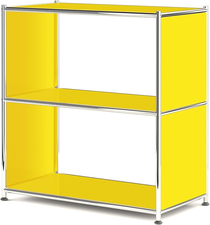 32-Inch 2-Tier Metal Bookcase, Open Shelf Storage Organizer by SIMPLINK