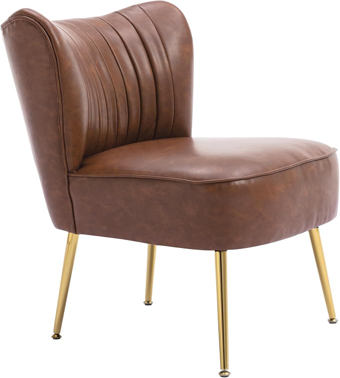 PU Leather Accent Chair Set of 2 - Image 9