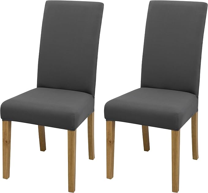 BIETYONE Stretch Dining Chair Covers Set of 2, Soft Removable Washable Kitchen by BIETYONE