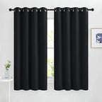 NICETOWN Black Curtains for Boys Room by NICETOWN