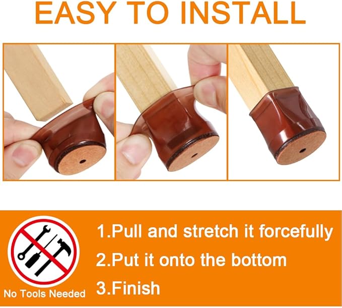24 Pcs Chair Leg Floor Protectors - Image 6