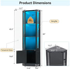 Verano Garden Corner Display Cabinet - Image 2