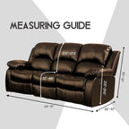 ULTICOR Velvet 8-Pieces Recliner Sofa Covers Stretch Reclining Couch Covers - Image 6