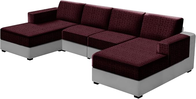 UNBBRRL 10 Pieces Stretch Sofa Cushion Covers by UNBBRRL