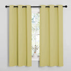 NICETOWN Paler Yellow Blackout Curtains by NICETOWN