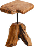 Natural Edge Cedar Stump Side Table by JOLLYMER
