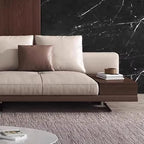 Italian Luxury Simple Leather Sofa, Solid Wood Frame, Spacious and Soft Sofa - Image 8