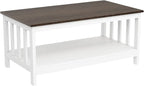 ChooChoo Farmhouse Coffee Table, 40 Inch - Image 3