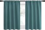 NICETOWN Blackout Curtains for Living Curtains, Sea Teal, 2 Panels, 29 by 30 by NICETOWN