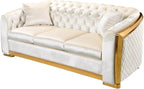 WinJoy 82.3 Inch Velvet Sofa Set - Image 5