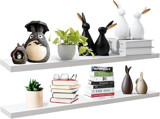 SAUMONIERES Floating Wall Shelves by Saumonieres