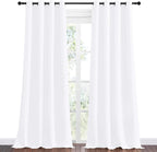 NICETOWN Blackout Curtains for Kids Room, Sea Teal, 55 x 108 Inch, Triple Weave - Image 2