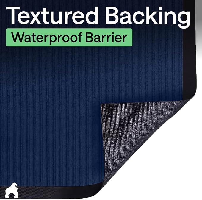 GORILLA GRIP Waterproof Traffic Guard Door Mat, 2 Pack, Indoor Outdoor Heavy - Image 6