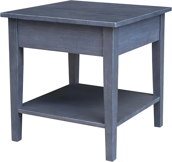 IC INTERNATIONAL CONCEPTS Spencer Gray Wood End Table - Image 6