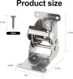 Self Locking Hinges Furniture Table Legs Locking Brackets, 90 Degree Folding - Image 2