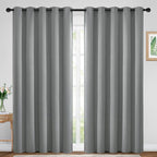 Yakamok Room Darkening Curtains 70x84 inch Length Dove Grey-Living Room | 2 by Yakamok