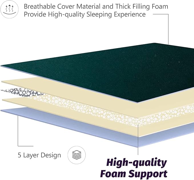 MAXYOYO Japanese Floor Mattress Futon Mattress, Thicken Sleeping Pad Foldable - Image 4