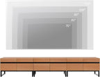 WAMPAT Modern TV Stand for 32-110 Inch TVs, Wood Entertainment Center - Image 5