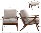 HNY Mid Century Modern Accent Chair - Image 2